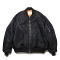 COOTIE PRODUCTIONS/Error Fit MA-1 Flight Jacket（Black）［エラーフィットMA-1フライトJKT-24秋冬］