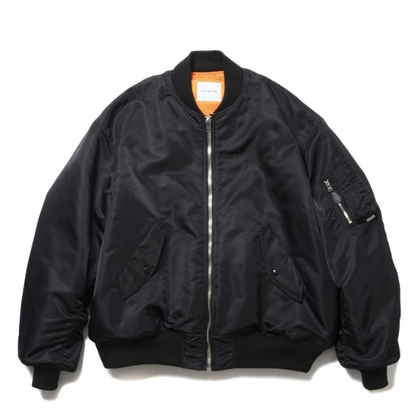 画像1: COOTIE PRODUCTIONS/Error Fit MA-1 Flight Jacket（Black）［エラーフィットMA-1フライトJKT-24秋冬］