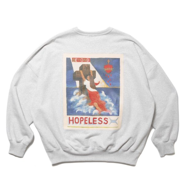 画像1: COOTIE PRODUCTIONS/Print Sweat Crew（BEYOND HOPELESS）（Oatmeal）［スウェットクルー-24秋冬］