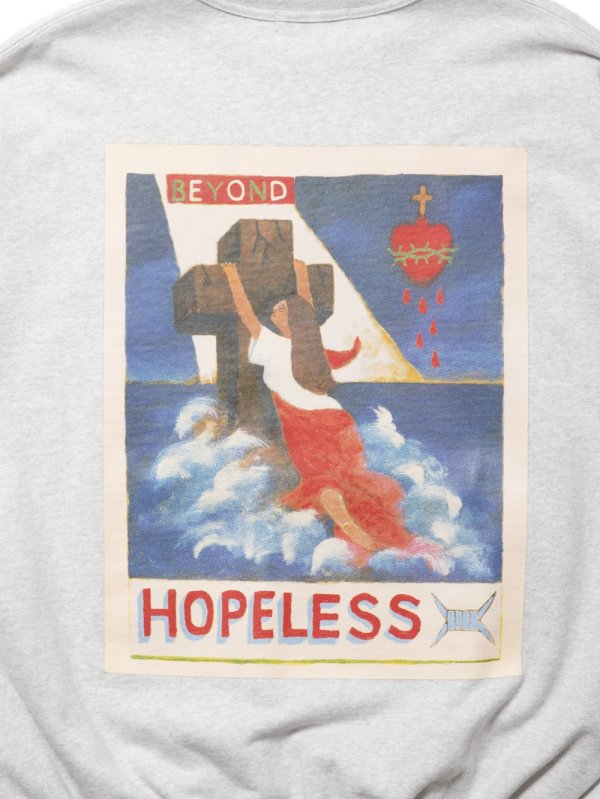 画像5: COOTIE PRODUCTIONS/Print Sweat Crew（BEYOND HOPELESS）（Oatmeal）［スウェットクルー-24秋冬］