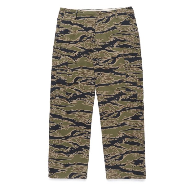 画像1: WACKO MARIA/TIGER CAMO 6 POCKET TROUSERS（OLIVE）［タイガーカモ6ポケットトラウザース-24秋冬］