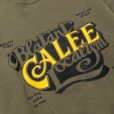 画像3: CALEE/CAL BL LOGO CREW NECK SW ＜NATURALLY PAINT DESIGN＞（OLIVE）［クルーネックスウェット-24秋冬］