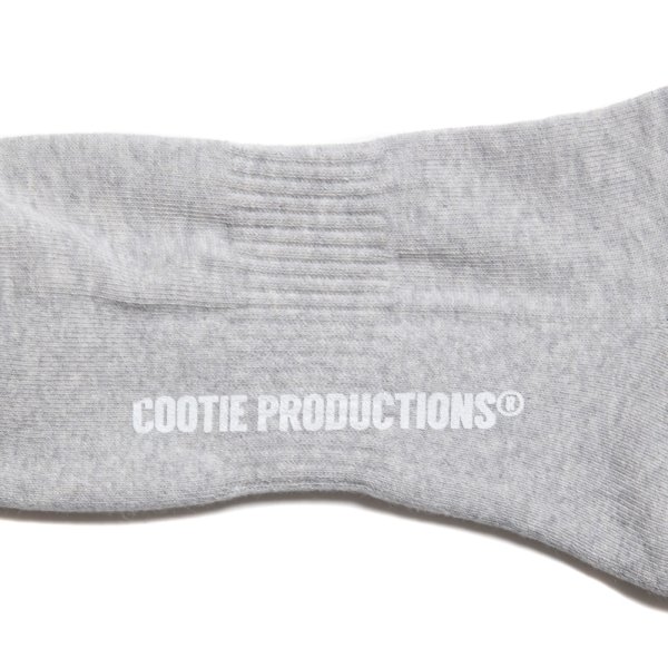 画像2: COOTIE PRODUCTIONS/Raza High Socks（Border）（Ash Gray）［ハイソックス-24秋冬］