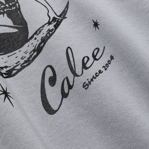 他の写真3: CALEE/SYNDICATE RETRO GIRL CREW NECK SW ＜NATURALLY PAINT DESIGN＞（GRAY）［クルーネックスウェット-24秋冬］