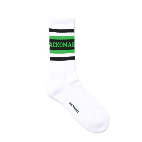 他の写真1: WACKO MARIA/LOGO JACQUARD SOCKS（WHITE/GREEN）［ロゴジャガードソックス-24秋冬］