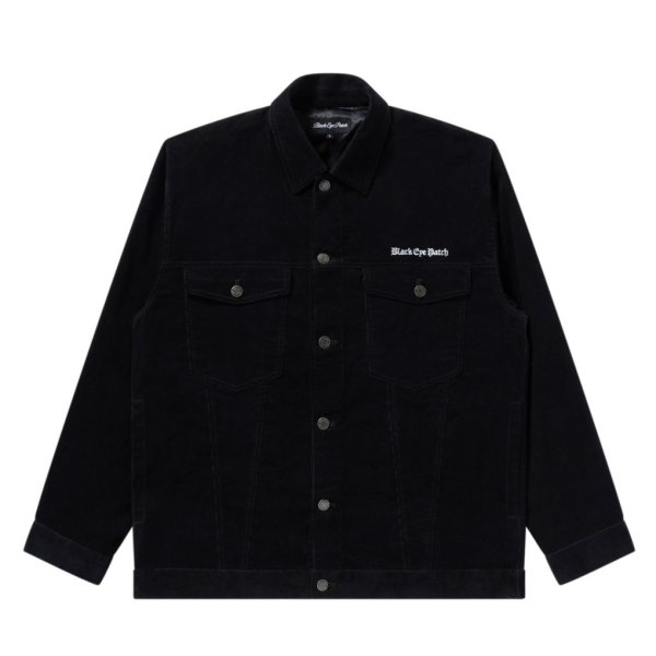 画像1: BlackEyePatch/OE LOGO TRUCKER JACKET（BLACK）