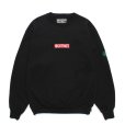 画像1: WACKO MARIA/HIGH TIMES / HEAVY WEIGHT CREW NECK SWEAT SHIRT（BLACK）［クルーネックスウェット-24秋冬］ (1)