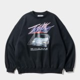 TIGHTBOOTH/INITIAL T CREW SWEAT SHIRT（Black）［クルーネックスウェット-24秋冬］