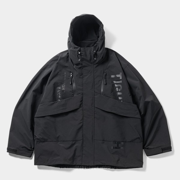 画像1: TIGHTBOOTH/HOODED TACTICAL JACKET（Black）［フーデッドタクティカルJKT-24秋冬］