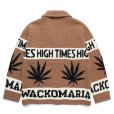 画像2: WACKO MARIA/HIGH TIMES / COWICHAN SWEATER（BROWN）［カウチンセーター-24秋冬］ (2)