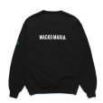 画像2: WACKO MARIA/HIGH TIMES / HEAVY WEIGHT CREW NECK SWEAT SHIRT（BLACK）［クルーネックスウェット-24秋冬］ (2)