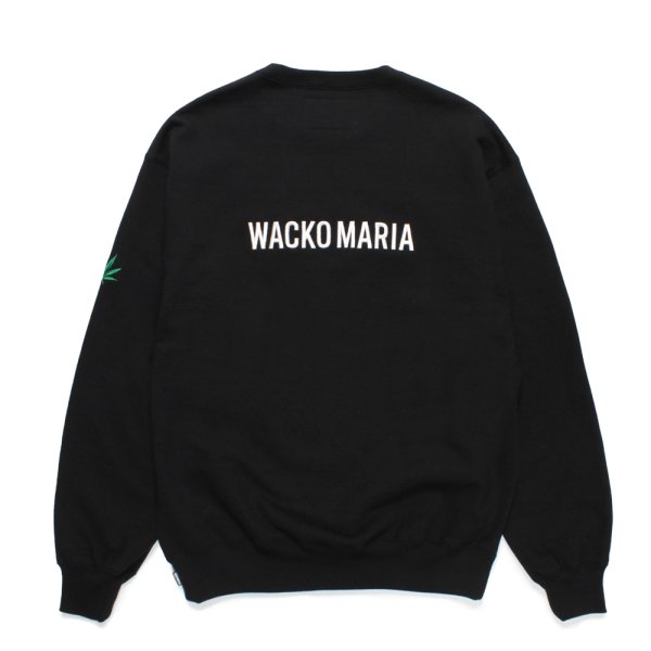 画像2: WACKO MARIA/HIGH TIMES / HEAVY WEIGHT CREW NECK SWEAT SHIRT（BLACK）［クルーネックスウェット-24秋冬］