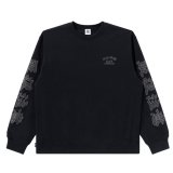 BlackEyePatch/HWC COLLEGE CREW SWEAT（BLACK）