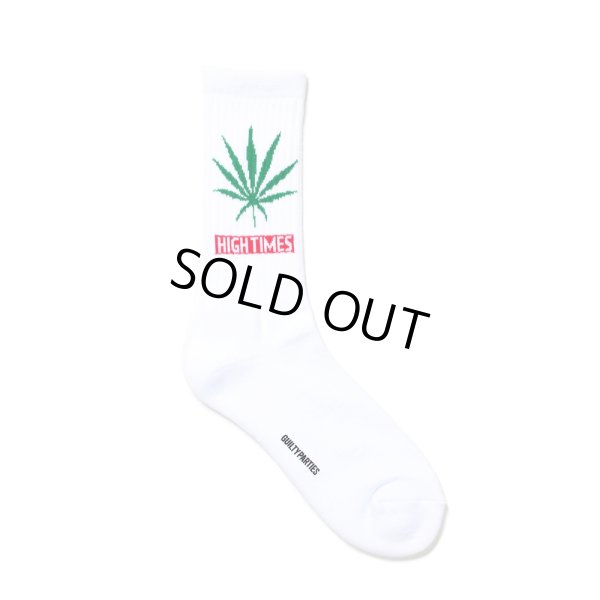 画像1: WACKO MARIA/HIGH TIMES / JACQUARD SOCKS（WHITE）［ジャガードソックス-24秋冬］