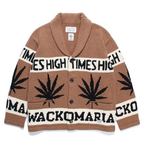 他の写真1: WACKO MARIA/HIGH TIMES / COWICHAN SWEATER（BROWN）［カウチンセーター-24秋冬］