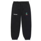 WACKO MARIA/HIGH TIMES / HEAVY WEIGHT SWEAT PANTS（BLACK）［スウェットパンツ-24秋冬］