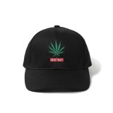 WACKO MARIA/HIGH TIMES / 6 PANEL CAP（BLACK）［6パネルキャップ-24秋冬］