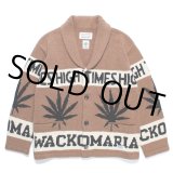 WACKO MARIA/HIGH TIMES / COWICHAN SWEATER（BROWN）［カウチンセーター-24秋冬］