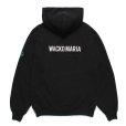 画像2: WACKO MARIA/HIGH TIMES / HEAVY WEIGHT HOODED SWEAT SHIRT（BLACK）［プルオーバーパーカー-24秋冬］ (2)