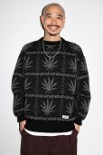 画像2: WACKO MARIA/HIGH TIMES / JACQUARD KNIT SWEATER（BLACK）［ジャガードセーター-24秋冬］ (2)