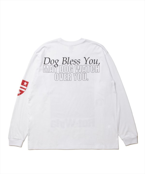 画像2: 【25春夏ご予約受付中！25年3月入荷予定】ROTTWEILER/DOG PHOTO LS TEE（WHITE）［プリント長袖T-25春夏］