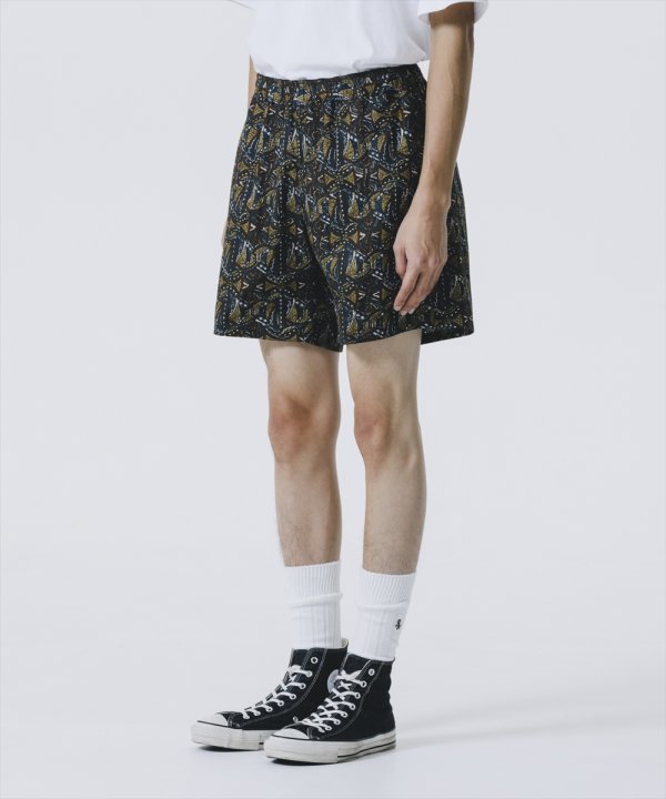 画像3: 【25春夏ご予約受付中！25年5月入荷予定】ROTTWEILER/R9 PATTERNED SHORTS（NAVY）［アフリカ柄ショーツ-25春夏］