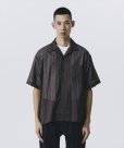 画像4: 【25春夏ご予約受付中！25年4月入荷予定】ROTTWEILER/R9 STRIPE S/S SHIRT（BROWN）［ストライプシャツ-25春夏］ (4)