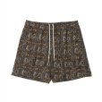 画像1: 【25春夏ご予約受付中！25年5月入荷予定】ROTTWEILER/R9 PATTERNED SHORTS（NAVY）［アフリカ柄ショーツ-25春夏］ (1)