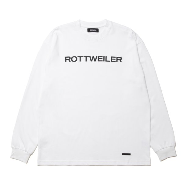 画像1: 【25春夏ご予約受付中！25年3月入荷予定】ROTTWEILER/R9 LOGO LS TEE（WHITE）［オリジナル長袖T-25春夏］