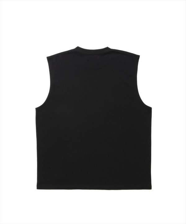 画像2: 【25春夏ご予約受付中！25年5月入荷予定】ROTTWEILER/R9 LOGO SLEEVELESS TEE（BLACK）［オリジナルスリーブレスT-25春夏］