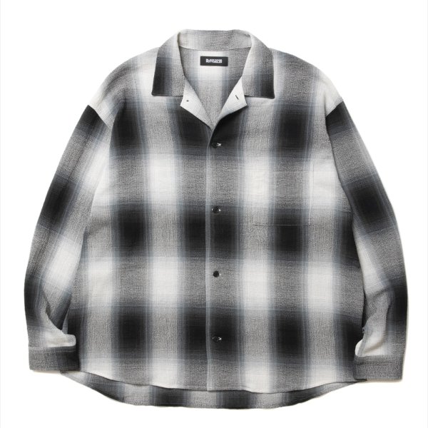 画像1: 【25春夏ご予約受付中！25年3月入荷予定】ROTTWEILER/R9 CHAMPION CHECK SHIRT（BLACK）［チャンピオンチェックシャツ-25春夏］