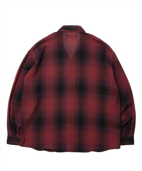 他の写真2: 【25春夏ご予約受付中！25年3月入荷予定】ROTTWEILER/R9 CHAMPION CHECK SHIRT（RED）［チャンピオンチェックシャツ-25春夏］