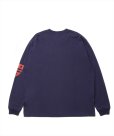 画像2: 【25春夏ご予約受付中！25年3月入荷予定】ROTTWEILER/RTTW.C LS TEE（NAVY）［プリント長袖T-25春夏］ (2)