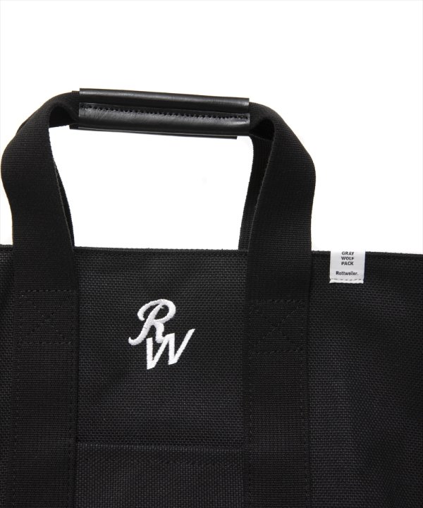 画像4: 【25春夏ご予約受付中！25年3月入荷予定】ROTTWEILER/CANVAS TOTE BAG SMALL（BLACK）［キャンバストートバッグ"スモール"-25春夏］