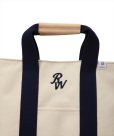 画像4: 【25春夏ご予約受付中！25年3月入荷予定】ROTTWEILER/CANVAS TOTE BAG SMALL（NAVY）［キャンバストートバッグ"スモール"-25春夏］ (4)