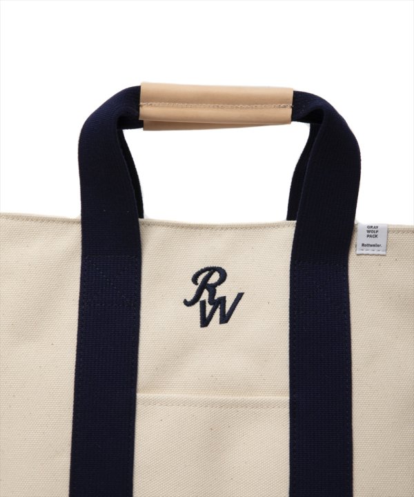 画像4: 【25春夏ご予約受付中！25年3月入荷予定】ROTTWEILER/CANVAS TOTE BAG SMALL（NAVY）［キャンバストートバッグ"スモール"-25春夏］