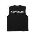 画像1: 【25春夏ご予約受付中！25年5月入荷予定】ROTTWEILER/R9 LOGO SLEEVELESS TEE（BLACK）［オリジナルスリーブレスT-25春夏］ (1)