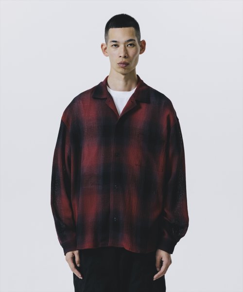 他の写真3: 【25春夏ご予約受付中！25年3月入荷予定】ROTTWEILER/R9 CHAMPION CHECK SHIRT（RED）［チャンピオンチェックシャツ-25春夏］