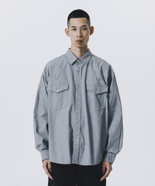 他の写真3: 【25春夏ご予約受付中！25年3月入荷予定】ROTTWEILER/R9 GRAY DENIM SHIRT（GRAY）［グレーデニムシャツ-25春夏］