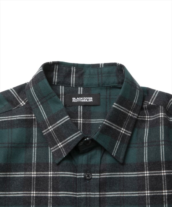 画像3: 【25春夏ご予約受付中！25年3月入荷予定】ROTTWEILER/R9 BRUSHED TWILL SHIRT（GREEN）［ブラッシュドツイルシャツ-25春夏］