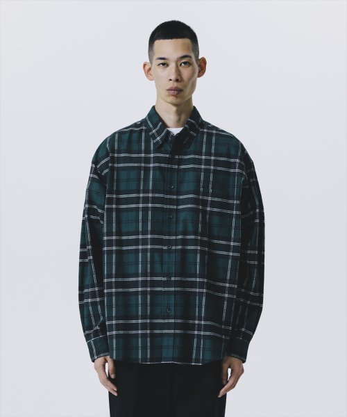 他の写真3: 【25春夏ご予約受付中！25年3月入荷予定】ROTTWEILER/R9 BRUSHED TWILL SHIRT（GREEN）［ブラッシュドツイルシャツ-25春夏］