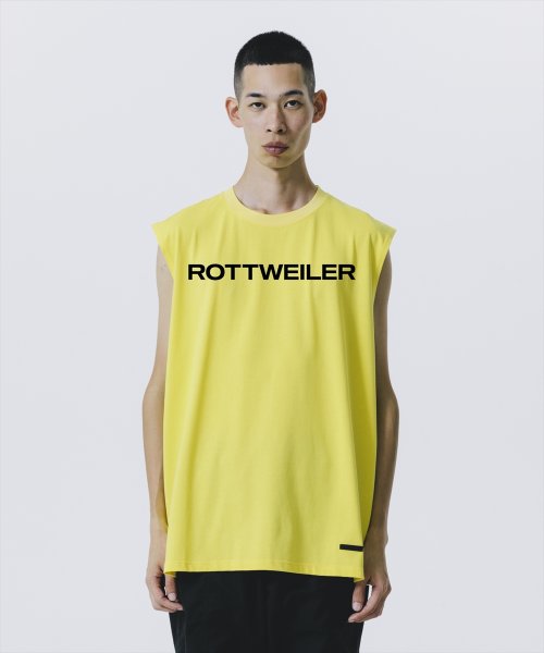 他の写真3: 【25春夏ご予約受付中！25年5月入荷予定】ROTTWEILER/R9 LOGO SLEEVELESS TEE（YELLOW）［オリジナルスリーブレスT-25春夏］