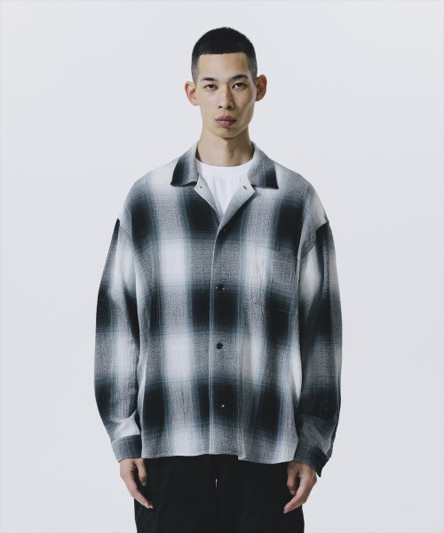 他の写真3: 【25春夏ご予約受付中！25年3月入荷予定】ROTTWEILER/R9 CHAMPION CHECK SHIRT（BLACK）［チャンピオンチェックシャツ-25春夏］