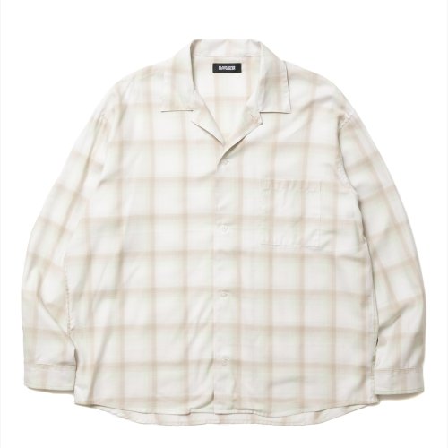 他の写真1: 【25春夏ご予約受付中！25年3月入荷予定】ROTTWEILER/R9 OMBRE SHIRT（BEIGE）［オンブレチェックシャツ-25春夏］