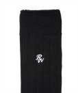 画像3: 【25春夏ご予約受付中！25年3月入荷予定】ROTTWEILER/R9 PURPLE SOX（BLACK）［ソックス-25春夏］ (3)