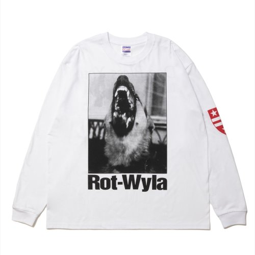 他の写真1: 【25春夏ご予約受付中！25年3月入荷予定】ROTTWEILER/DOG PHOTO LS TEE（WHITE）［プリント長袖T-25春夏］