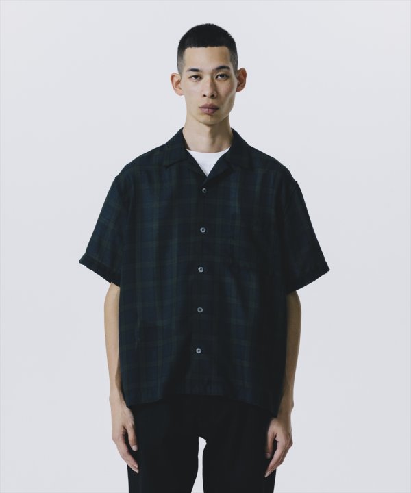 画像4: 【25春夏ご予約受付中！25年4月入荷予定】ROTTWEILER/R9 VIYELLA CHECK S/S SHIRT（NAVY）［ビエラチェックシャツ-25春夏］