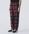 画像4: 【25春夏ご予約受付中！25年4月入荷予定】ROTTWEILER/R9 NEL CHECK PANTS（RED）［ネルチェックパンツ-25春夏］ (4)