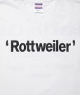 画像5: 【25春夏ご予約受付中！25年4月入荷予定】ROTTWEILER/RW TEE（WHITE）［プリントT-25春夏］