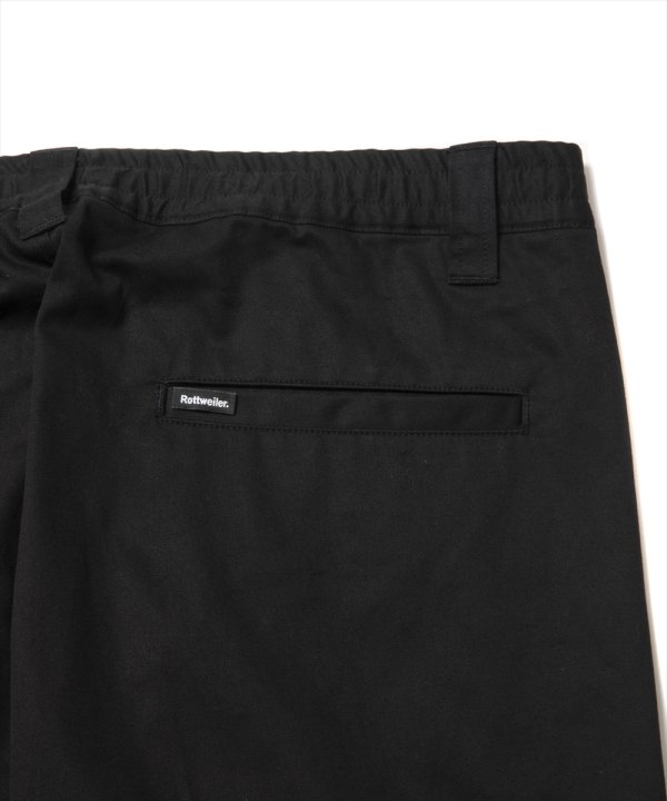 画像3: 【25春夏ご予約受付中！25年3月入荷予定】ROTTWEILER/R9 TUCK PRESS CHINO PANTS（BLACK）［タックプレスチノパン-25春夏］